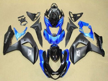 Best 2009-2016 Suzuki GSXR 1000 Motorcycle Fairings - Matte Black Blue Glossy Black Grey UK