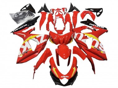 Best 2009-2016 Suzuki GSXR 1000 Motorcycle Fairings - Red Yellow White Black UK