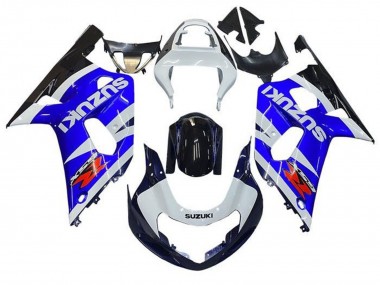 Best 2001-2003 Suzuki GSXR 600 / GSXR 750 Motorcycle Fairings - White Blue Glossy Black Red UK