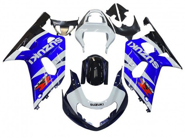 2001-2003 Suzuki GSXR 600 / GSXR 750 Motorcycle Fairings - White Blue Glossy Black Red UK