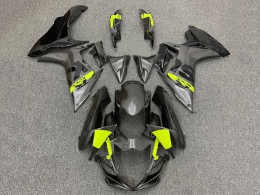 Best 2011-2024 Suzuki GSXR 600 / GSXR 750 Motorcycle Fairings - Grey Black Neon Yellow UK