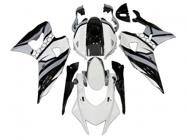 2021-2024 Yamaha YZF R7 Motorcycle Fairings - White Grey Black UK