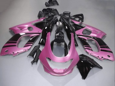 Best 1996-2007 Yamaha YZF600R Thundercat Motorcycle Fairings - Pink Glossy Black UK