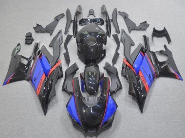 Best 2019-2021 Yamaha YZF R3/R25 Motorcycle Fairings - Blue Red Glossy Black UK