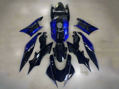 Best 2019-2021 Yamaha YZF R3/R25 Motorcycle Fairings - Blue Glossy Dark Blue UK