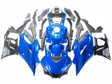Best 2019-2021 Yamaha YZF R3/R25 Motorcycle Fairings - Blue Black UK