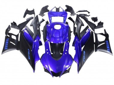 Best 2019-2021 Yamaha YZF R3/R25 Motorcycle Fairings - Blue Matte Black UK
