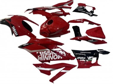 Best 2022-2024 Yamaha YZF R3/R25 Motorcycle Fairings - Red Black Valsir UK