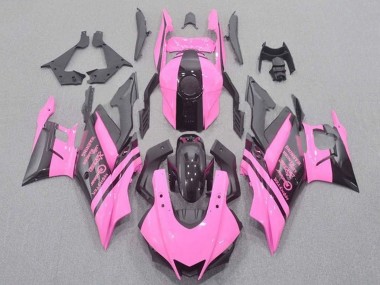 Best 2022-2024 Yamaha YZF R3/R25 Motorcycle Fairings - Pink Black UK