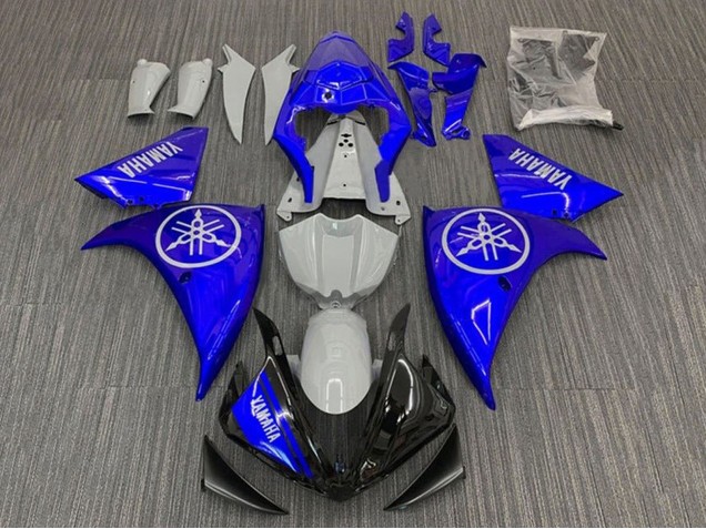 2009-2011 Yamaha YZF 1000 R1 Motorcycle Fairings - Blue Nardo Grey Black UK