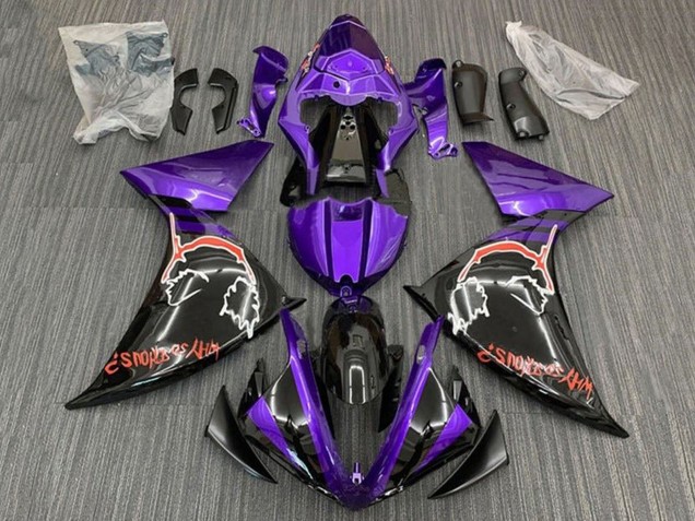 2009-2011 Yamaha YZF 1000 R1 Motorcycle Fairings - Purple Black Red Joker UK