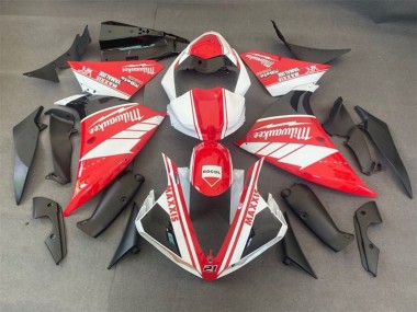Best 2009-2011 Yamaha YZF 1000 R1 Motorcycle Fairings - White Red Black Milwaukee UK