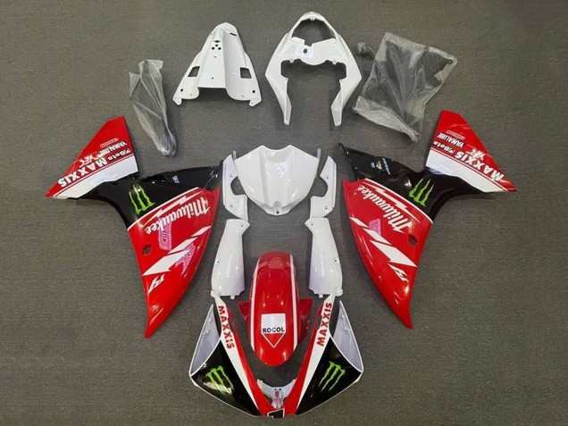 2009-2011 Yamaha YZF 1000 R1 Motorcycle Fairings - White Red Black Green Monster Milwaukee UK