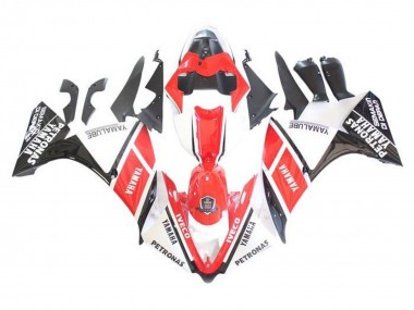 Best 2009-2011 Yamaha YZF 1000 R1 Motorcycle Fairings - White Red Black Petronas UK