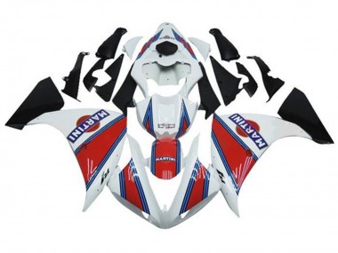 Best 2009-2011 Yamaha YZF 1000 R1 Motorcycle Fairings - White Red Blue Black Martini UK