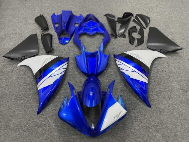 Best 2012-2014 Yamaha YZF 1000 R1 Motorcycle Fairings - Blue White Black UK