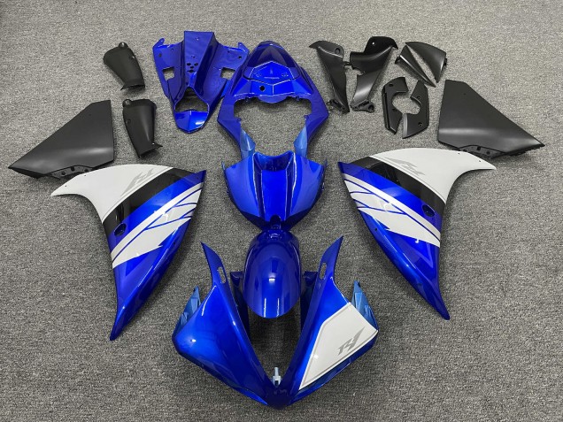 2012-2014 Yamaha YZF 1000 R1 Motorcycle Fairings - Blue White Black UK