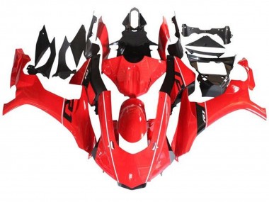 Best 2015-2019 Yamaha YZF 1000 R1 Motorcycle Fairings - Red Black White Stripe UK