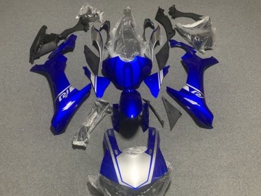 Best 2015-2019 Yamaha YZF 1000 R1 Motorcycle Fairings - Blue Silver UK