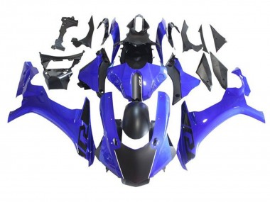 Best 2015-2019 Yamaha YZF 1000 R1 Motorcycle Fairings - Blue Matte Black UK