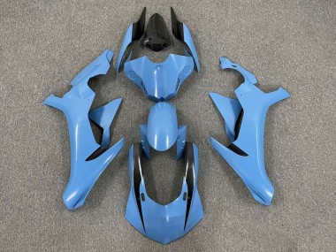 Best 2015-2019 Yamaha YZF 1000 R1 Motorcycle Fairings - Light Blue Glossy Black UK