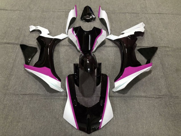 2015-2019 Yamaha YZF 1000 R1 Motorcycle Fairings - White Glossy Black Pink UK