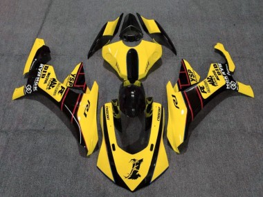 Best 2015-2019 Yamaha YZF 1000 R1 Motorcycle Fairings - Yellow Red Black UK