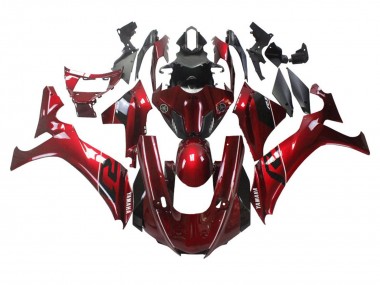 Best 2020-2025 Yamaha YZF 1000 R1 Motorcycle Fairings - Red White Black Stripe UK