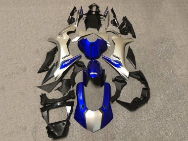 Best 2020-2025 Yamaha YZF 1000 R1 Motorcycle Fairings - Silver Blue Glossy Black UK