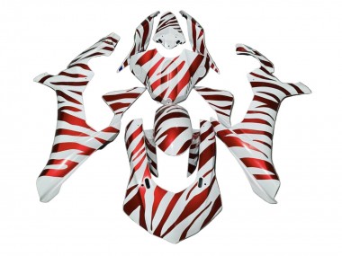 Best 2020-2025 Yamaha YZF 1000 R1 Motorcycle Fairings - White Red Zebra UK
