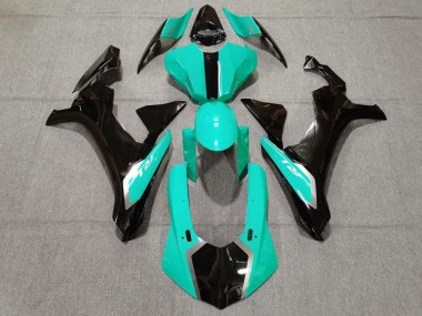 Best 2020-2025 Yamaha YZF 1000 R1 Motorcycle Fairings - Teal Blue Glossy Black UK