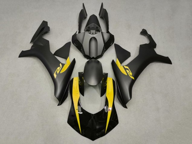 2020-2025 Yamaha YZF 1000 R1 Motorcycle Fairings - Glossy Black Matte Black Yellow UK