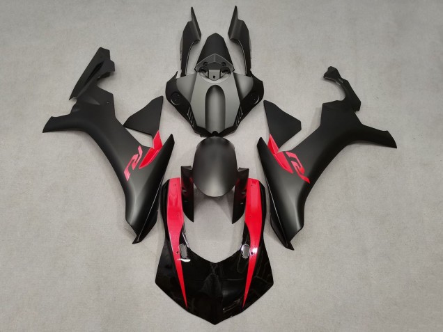 2020-2025 Yamaha YZF 1000 R1 Motorcycle Fairings - Glossy Black Matte Black Red UK