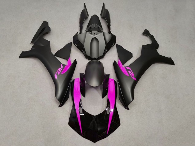 2020-2025 Yamaha YZF 1000 R1 Motorcycle Fairings - Glossy Black Matte Black Pink UK
