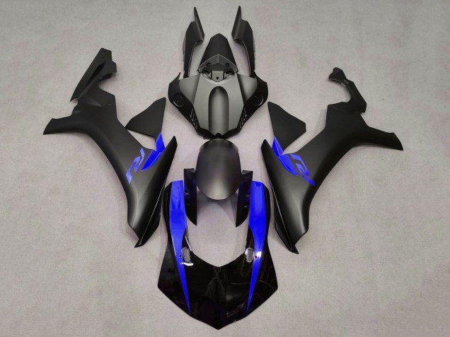 2020-2025 Yamaha YZF 1000 R1 Motorcycle Fairings - Matte Black Blue UK