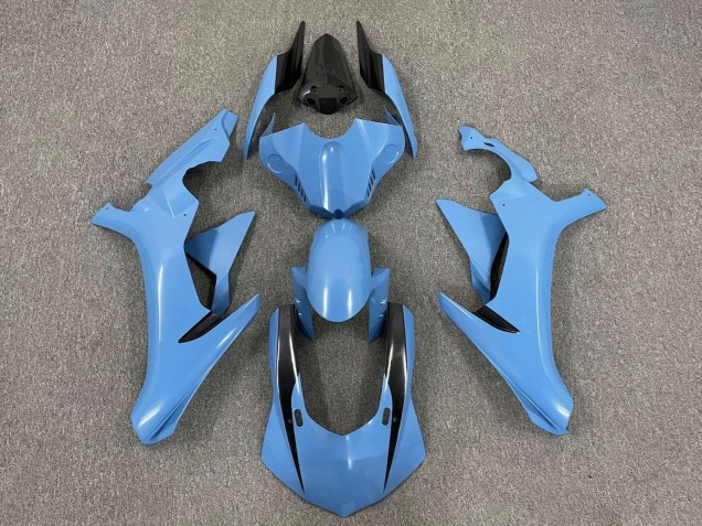 2020-2025 Yamaha YZF 1000 R1 Motorcycle Fairings - Light Blue Glossy Black UK