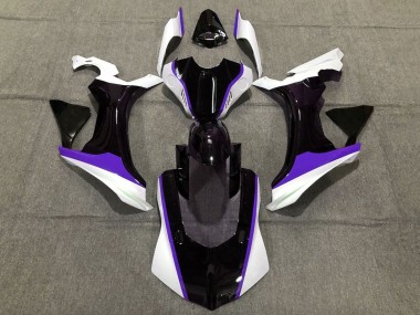 Best 2020-2025 Yamaha YZF 1000 R1 Motorcycle Fairings - White Purple Glossy Black UK