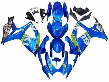 Best 2006-2007 Suzuki GSXR 600 / GSXR 750 Motorcycle Fairings - Blue White Green Black UK
