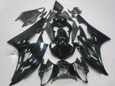 Best 2006-2007 Yamaha YZF R6 Motorcycle Fairings - Glossy Black Matte Black UK
