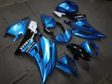 Best 2006-2007 Yamaha YZF R6 Motorcycle Fairings - Blue Glossy Black White UK