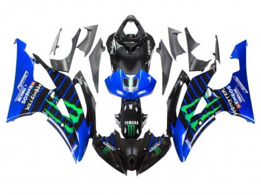 Best 2008-2016 Yamaha YZF R6 Motorcycle Fairings - Blue Black Green Monster ENEOS Yamalube UK