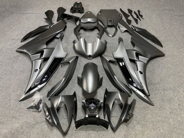 Best 2008-2016 Yamaha YZF R6 Motorcycle Fairings - Matte Grey Glossy Black UK