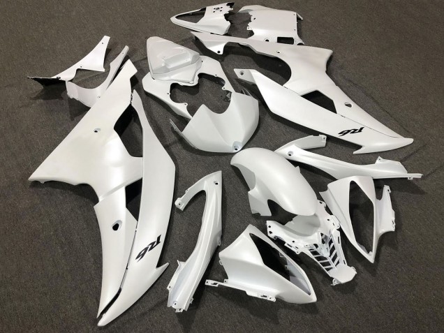 2008-2016 Yamaha YZF R6 Motorcycle Fairings - Pearl White UK
