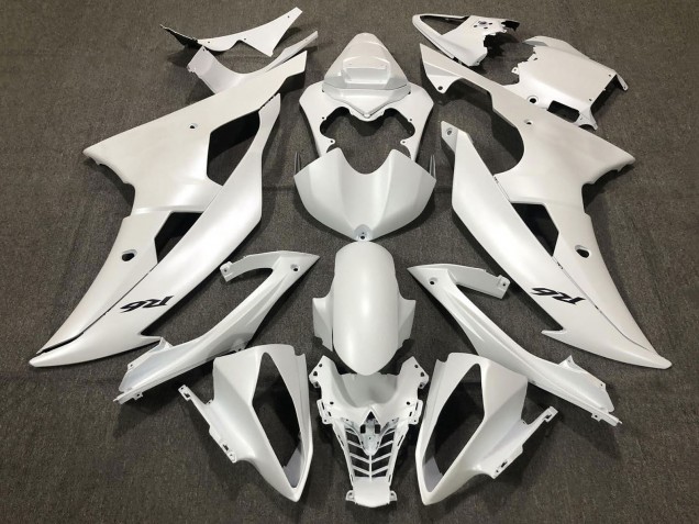 2008-2016 Yamaha YZF R6 Motorcycle Fairings - Pearl White UK