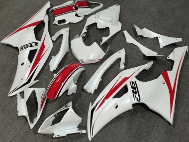 Best 2008-2016 Yamaha YZF R6 Bike Fairings - Pearl White Red UK