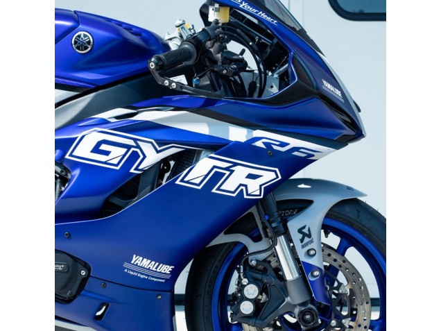 2017-2023 Yamaha YZF R6 Motorcycle Fairings - Blue Silver GYTR UK