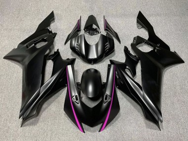 Best 2017-2023 Yamaha YZF R6 Motorcycle Fairings - Matte Black Pink UK