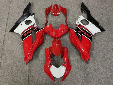 Best 2017-2023 Yamaha YZF R6 Motorcycle Fairings - White Red Matte Black UK