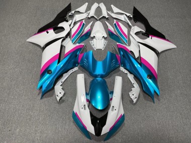 Best 2017-2023 Yamaha YZF R6 Motorcycle Fairings - White Pink Blue Black UK