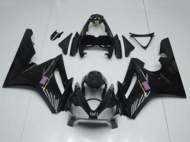 Best 2006-2008 Triumph Daytona 675 Triple Motorcycle Fairings - Glossy Black UK